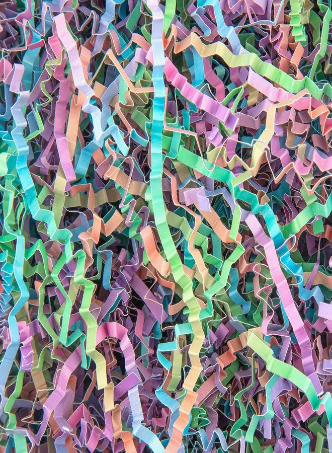 Caleihd 1/2 LB Crinkle Cut Paper Shredded Filler Paper for Gift Baskets Gift Box Confetti Shreds Decoration Stuffing for Birthday, Weddings, Anniversaries, Christmas Wrapping Multi-color - Image 1