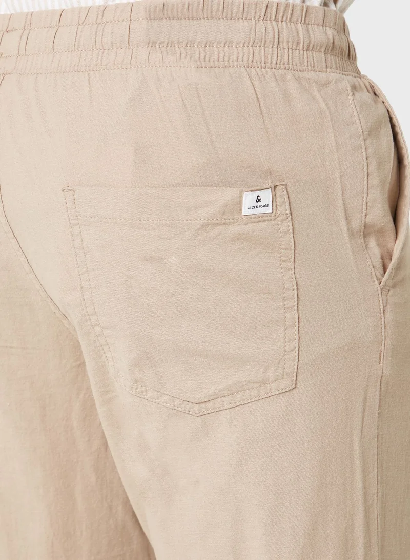 JACK & JONES Jpstace JJ breeze Linen Sweatpants