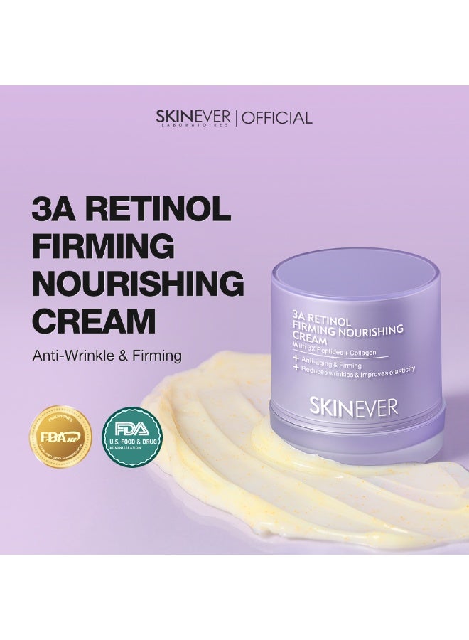 SKINEVER 3A Retinol Firming Nourishing Cream – Anti-Aging, Wrinkle Repair & Lifting Moisturizer - Image 2