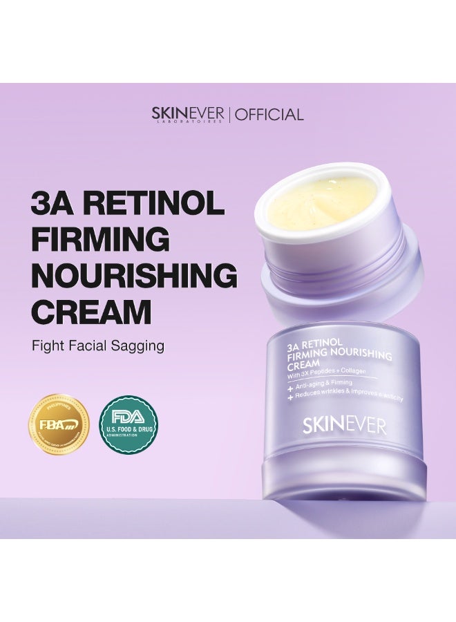 SKINEVER 3A Retinol Firming Nourishing Cream – Anti-Aging, Wrinkle Repair & Lifting Moisturizer - Image 3
