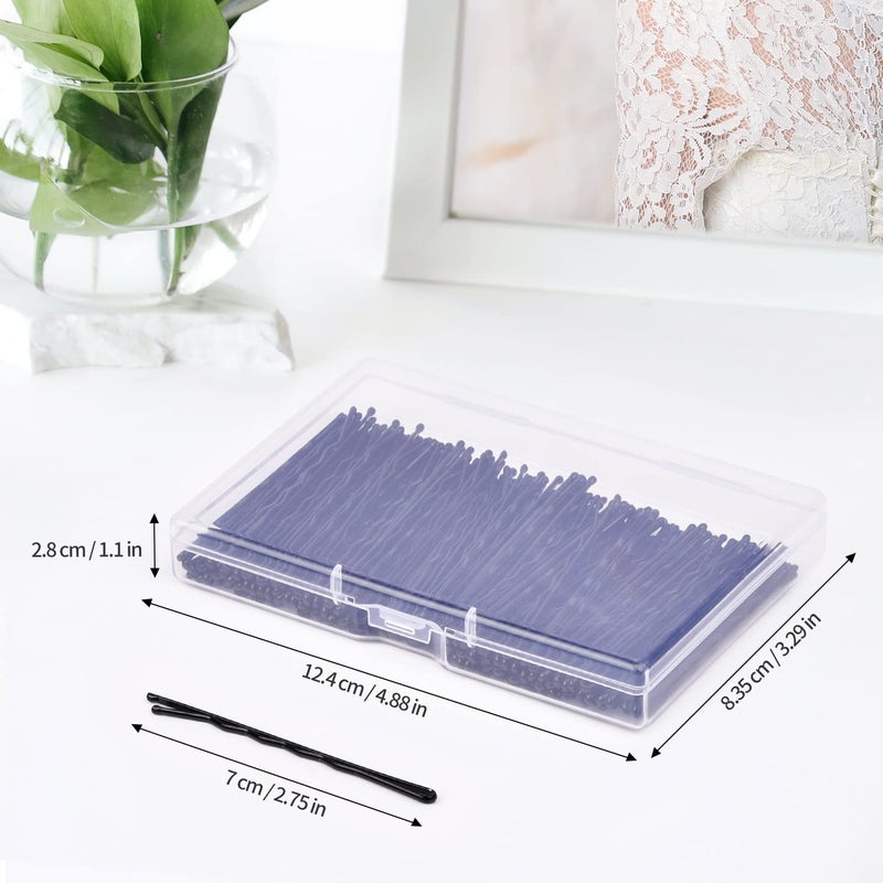 MORGLES 120PCS Jumbo Bobby Hair Pins for Women Girl, Large Black Bobby Pins 2.75Inches with Box - Image 2