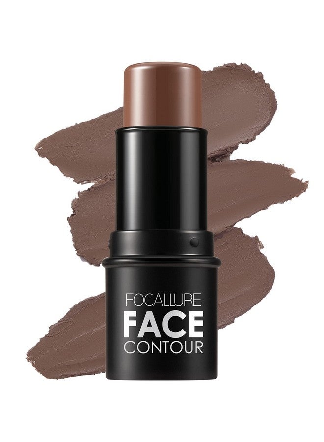 FOCALLURE Cream Contour Stick Matte Bronzer Stick Professional Face Shaping & Contouring Stick Makeup Easy To Apply With Buildable Coverage Long Lasting & Waterproof Spice  - Image 2
