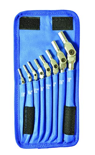 Bondhus HP8IC17 SINGLE Set 8 Chrome Hex Pro Wrenches 1838in multi one size
