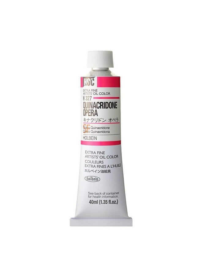 Holbein Artist Oil Colors Quinacridone Opera 40 Ml  - Image 1