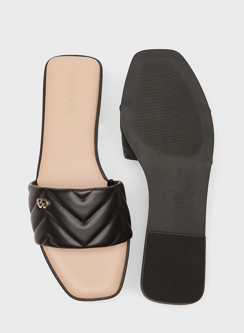 سيليست One Strap Flat Sandals