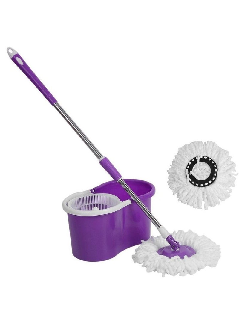 360° Rotating Mop With Bucket Dual Mop Heads Use Squeeze Rotating Mop To Quickly Dispensing Rag Floor Mop And Washing Floor Mop - Image 1