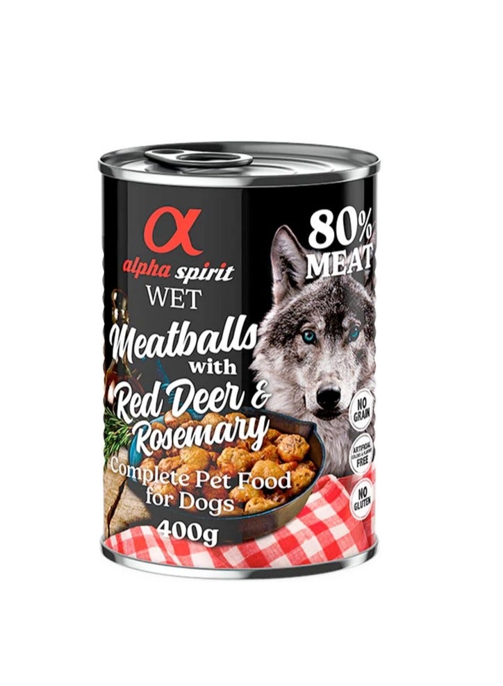 Alpha Spirit Meatballs with Deer and Rosemary – 400g