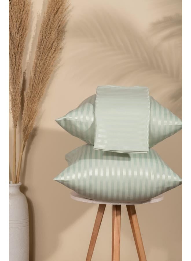 Dahab Jolly Striped Fitted Sheet Set 3 Pcs – 160 cm