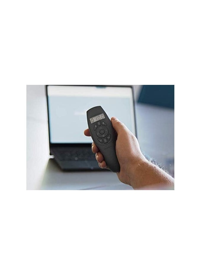 SPEEDLINK - Speedlink ACUTE SUPREME Presenter - Wireless - Integrated Laser Pointer - 11 Control Buttons - Air Mouse Mode - Timer Function, Black - Image 1