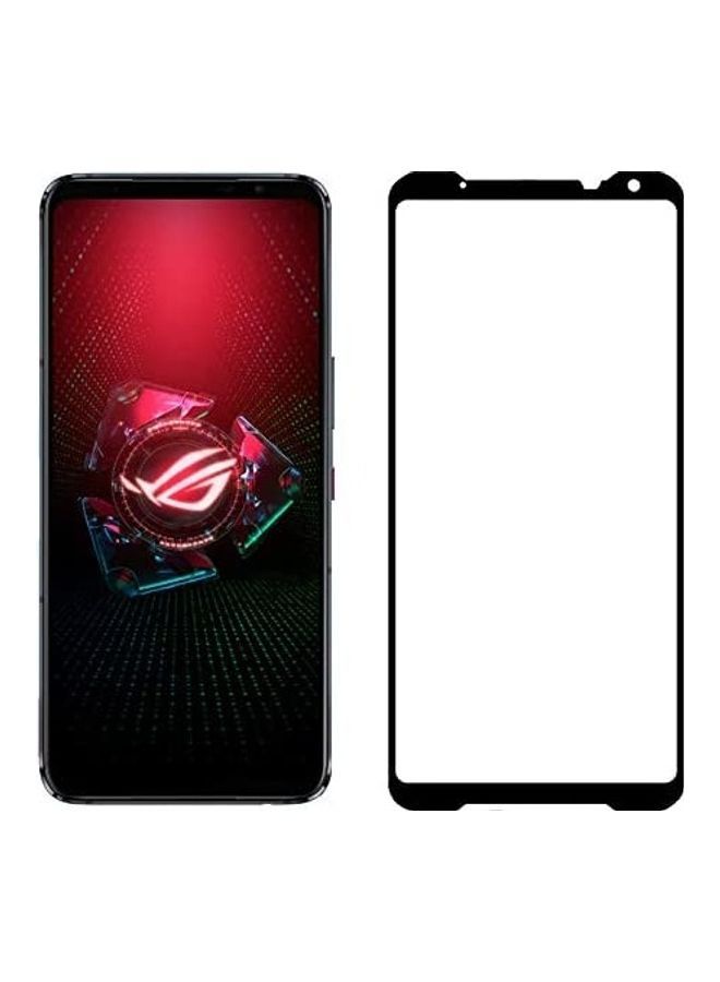 IAF Tempered Glass Full Screen Protector Film For Asus Rog 5/Pro/Ultimate Clear/Black