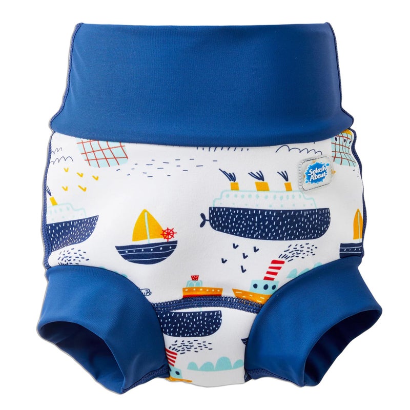 Splash About Happy Nappy Duo Reusable Swim Diaper Tug Boats 612 Months