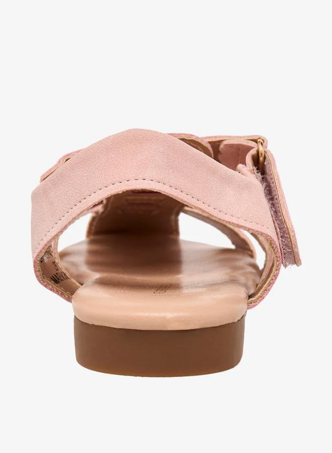 Flora Bella By Shoexpress PINK Girls Hook & Loop Sandals for Women | Best Price UAE