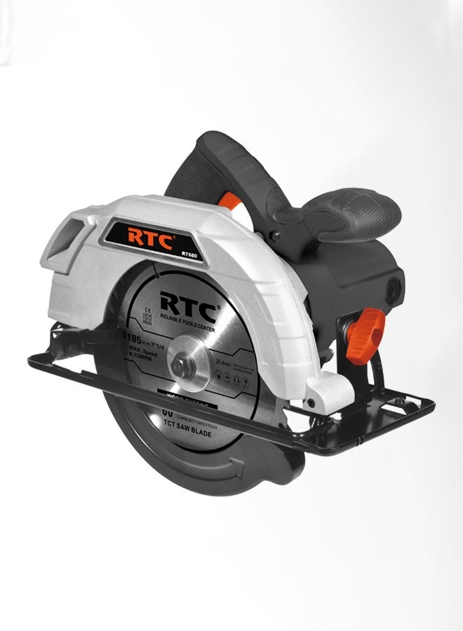 RTC RTC 680 Circular Saw – 185mm, 1450W, 1-Year Warranty – High-Speed Professional Wood Cutter  - Image 2