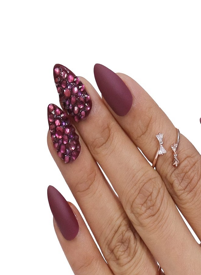Beromt bridal rhinestone nails 1 - BFN673BPN - Image 2