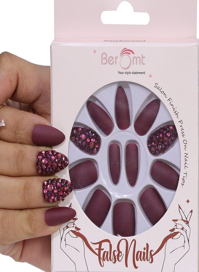 Beromt bridal rhinestone nails 1 - BFN673BPN - Image 3