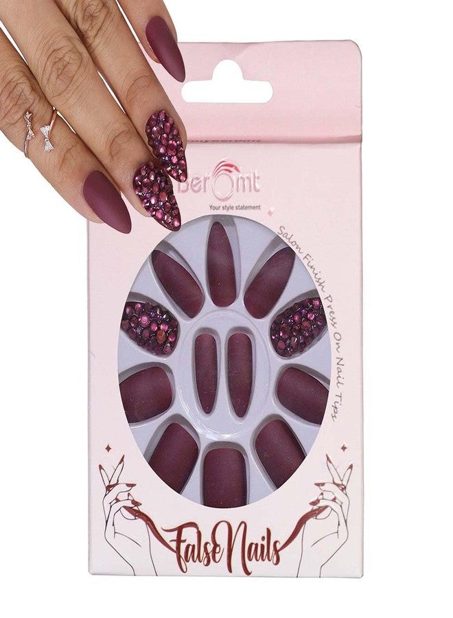 Beromt bridal rhinestone nails 1 - BFN673BPN - Image 1