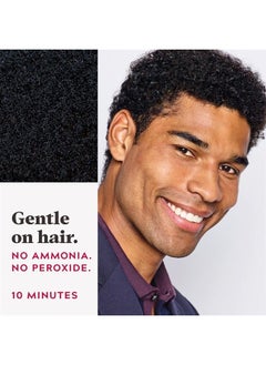 Just For Men Easy Comb-In Color Mens Hair Dye, Easy No Mix Application with Comb Applicator - Jet Black, A-60, Pack of 1