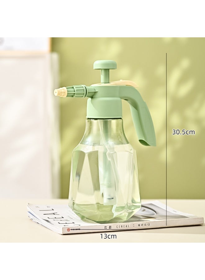 HOMESTAR 1.5L Green Pressure Sprayer Bottle | PET+PP Dual-Mode Adjustable Nozzle | 3-in-1 For Garden/Car Wash/Disinfection | Mist & Jet Spray Settings | Eco-Friendly Corrosion-Resistant Material | Ergonomic Non-Slip Handle | Indoor/Outdoor Cleaning Tool | With Leak-Proof Lock - Image 1