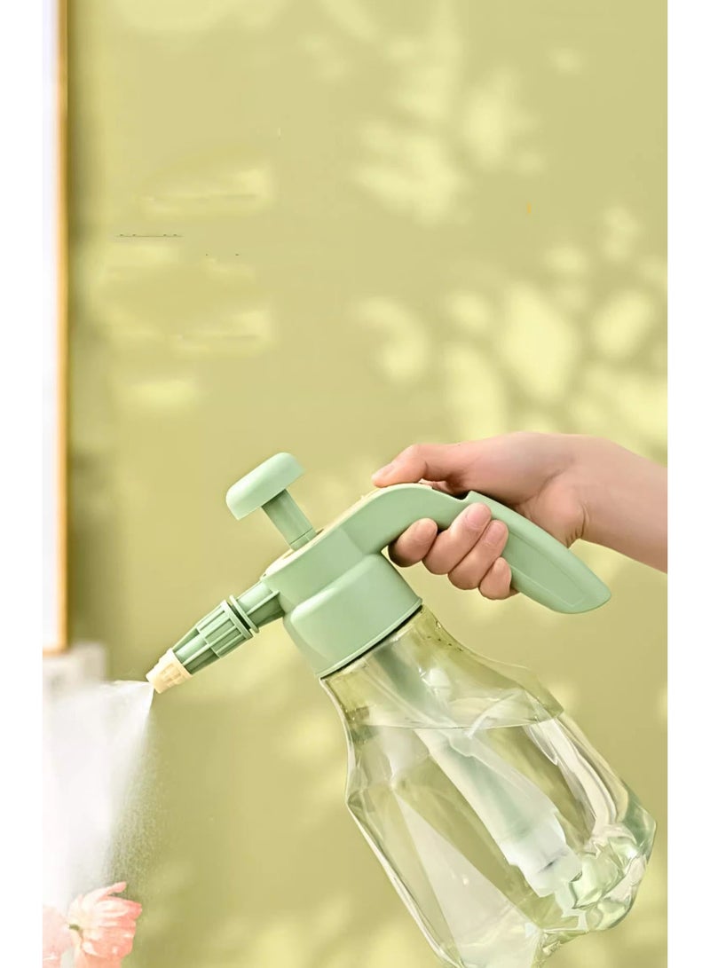 HOMESTAR 1.5L Green Pressure Sprayer Bottle | PET+PP Dual-Mode Adjustable Nozzle | 3-in-1 For Garden/Car Wash/Disinfection | Mist & Jet Spray Settings | Eco-Friendly Corrosion-Resistant Material | Ergonomic Non-Slip Handle | Indoor/Outdoor Cleaning Tool | With Leak-Proof Lock - Image 3