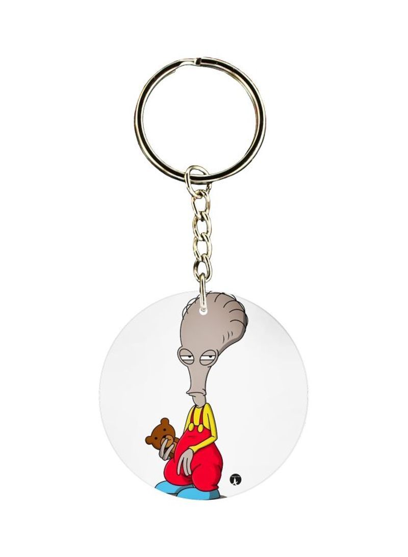 RKN Cartoon Printed Dual Sided Keychain