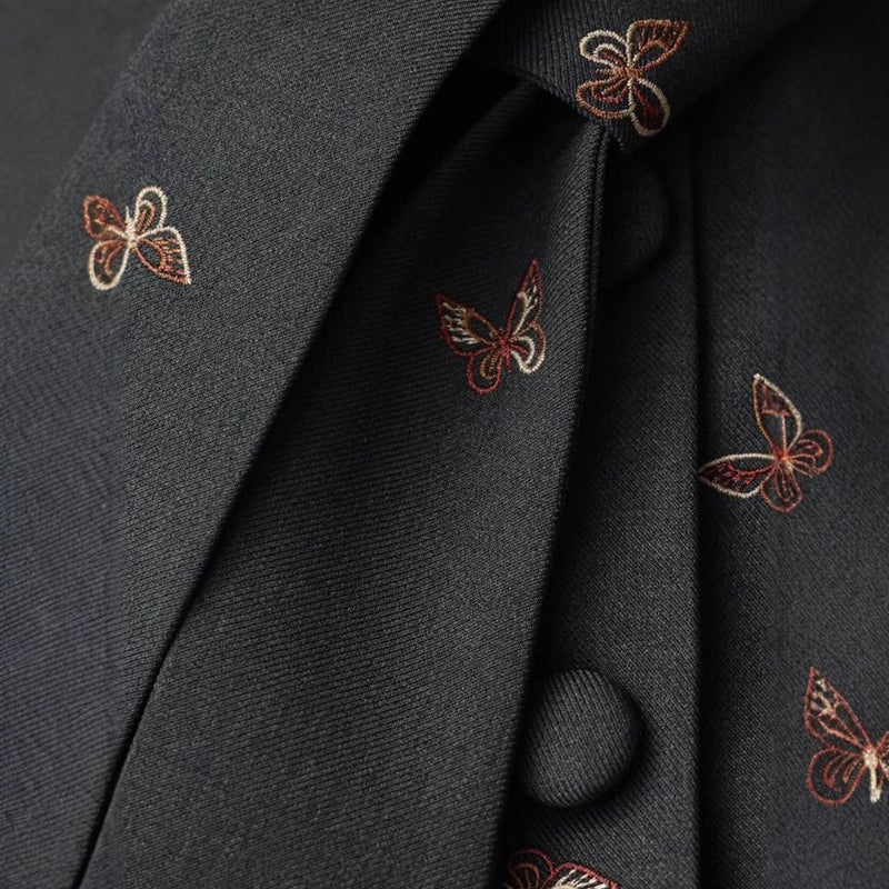 2026 Butterfly Embroidered Suit Set for Women - Image 2
