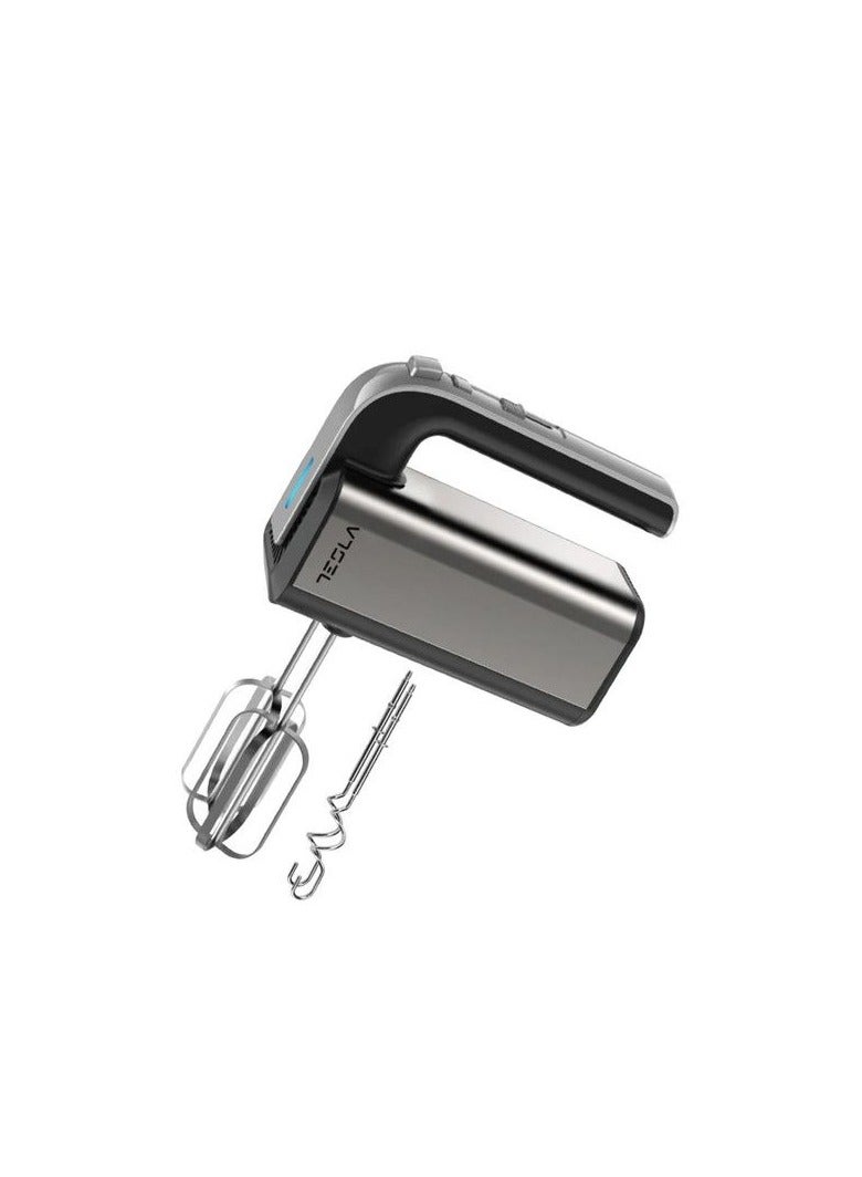 تسلا مضرب يدوي تسلا، 300 وات، اسود وفضي - TSL-HM100