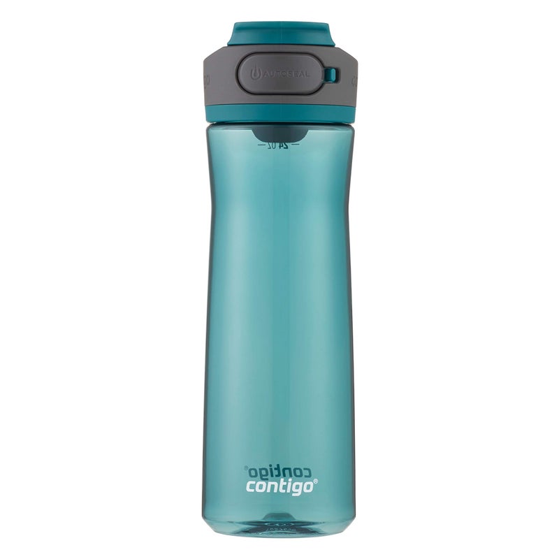 Contigo AUTOSEAL Cortland 24oz Water Bottle, BPA-Free Plastic, Spill, Leak-Proof Lid, and Carry Handle, Dishwasher Safe, Spirulina - Image 5