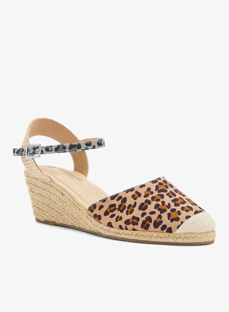 Savannah Collection  Mid Heel Classic Espradille Wedge for Women | Best Price UAE