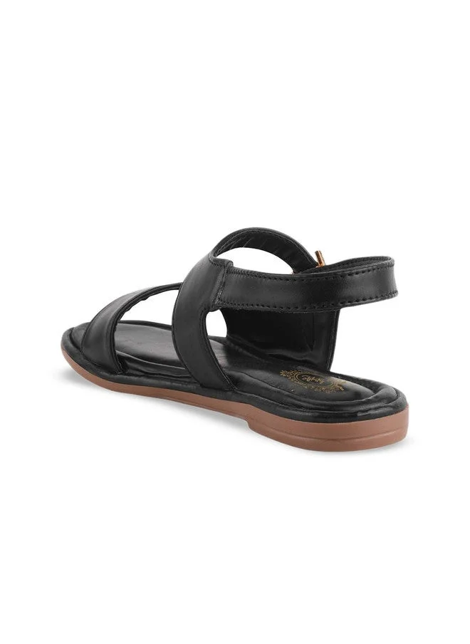 شوتوبيا Shoetopia Girls Open Toe Flats with Buckles