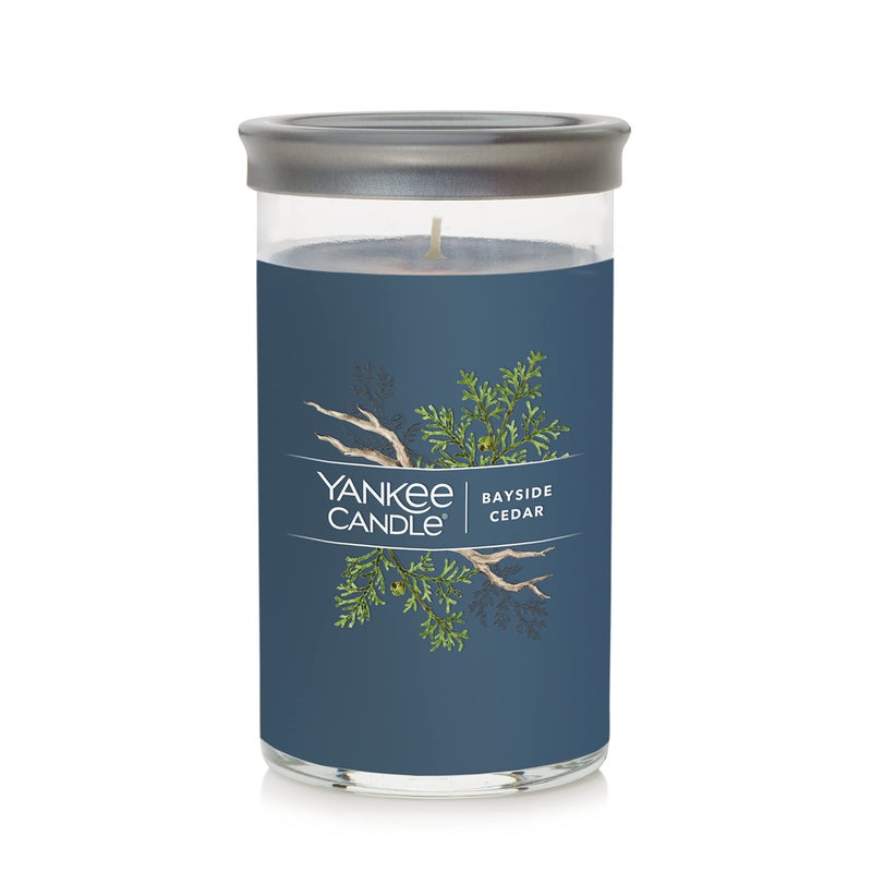 YANKEE CANDLE Yankee Candle Bayside Cedar Signature Medium Pillar Candle 1425oz