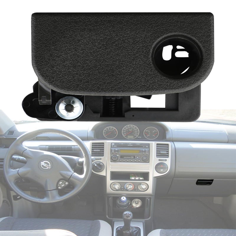 Osompar Glove Box Lock Latch Lid Handle Assy Gray Compatible with 2003 2004 2005 2006 2007 Nissan XTrail T30 Replaces 68630EQ300 - Image 2