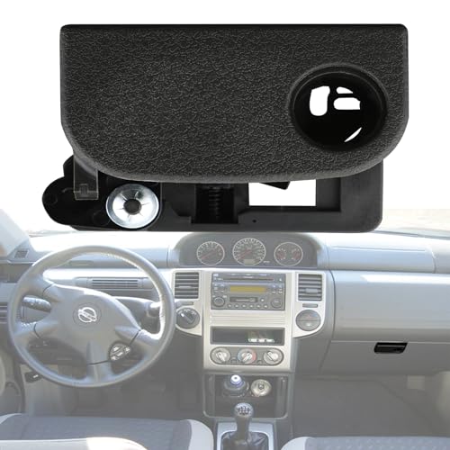 Osompar Glove Box Lock Latch Lid Handle Assy Gray Compatible with 2003 2004 2005 2006 2007 Nissan XTrail T30 Replaces 68630EQ300 - Image 1