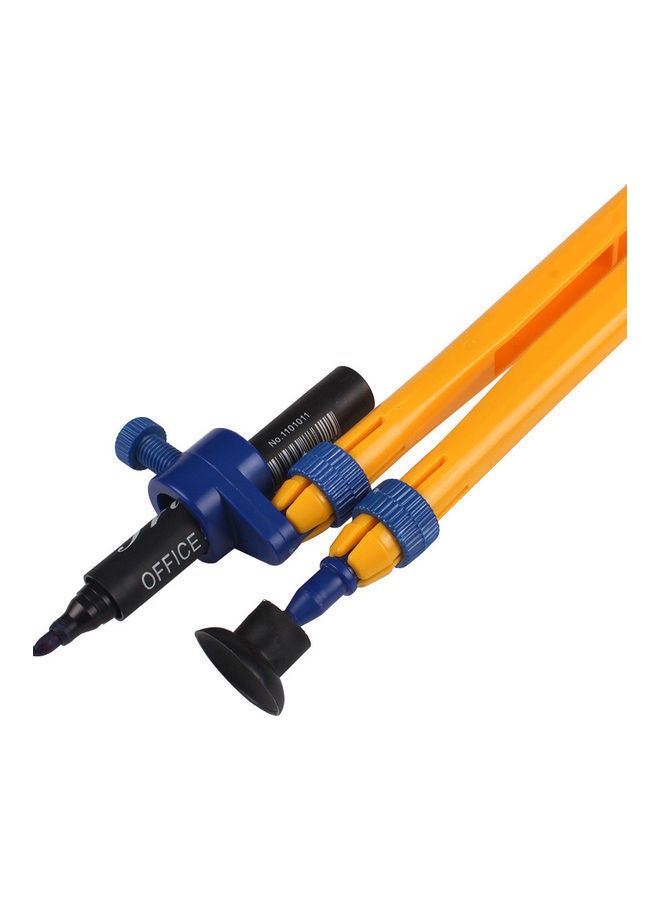 NIBEMINENT Plastic Drawing Geometry Compass Yellow/Blue - Image 2