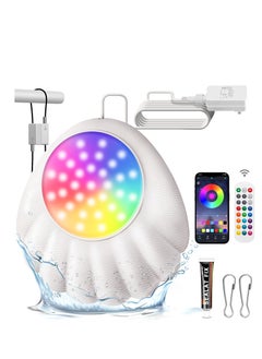 KASTWAVE Pool Lights with APP Control, Submersible LED Pool Lights, Pond Lights, Lights with IP68 Waterproof, 16 Million Colors, Music Sync, 12V Smart Pool Lights for Inground Above Ground Pool, Hot tub  - Image 1