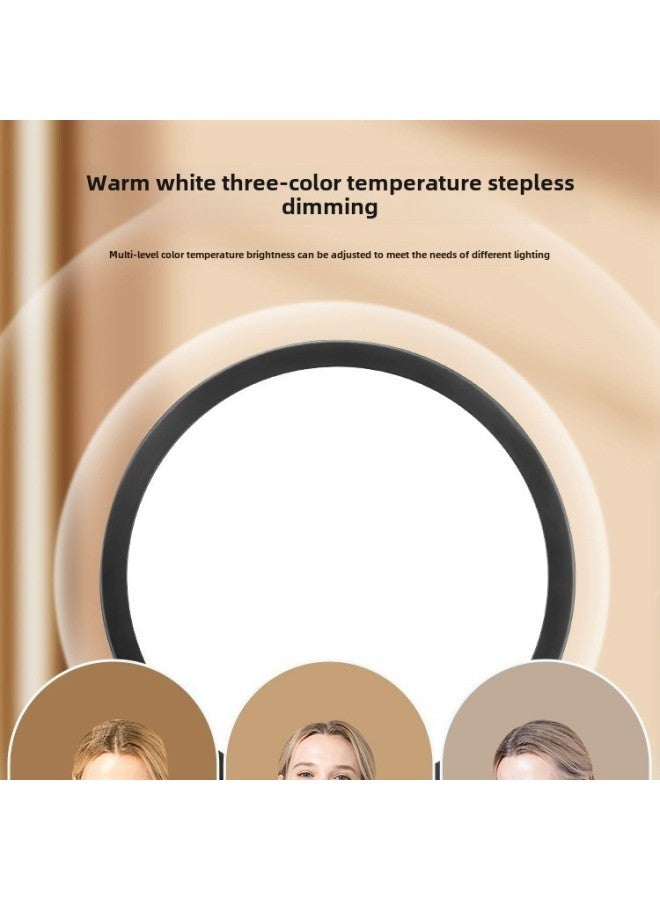 26/35CM Desktop Full Screen Light Makeup Anchor Beauty Rejuvenation Light Live Full Soft Light-Specifications:35cm Single Light + 50cm Disc Light Stand  - Image 5