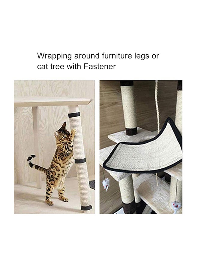 Cat Scratch Pad Beige 40x1x39cm - Image 4