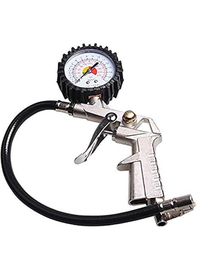 مسدس نفخ إطارات السيارات، مقياس ضغط عالي الدقة لجميع أنواع السيارات - Image 1
