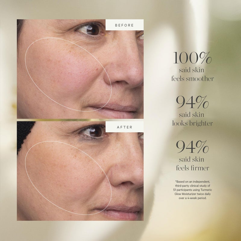 KORA Organics Turmeric Glow Moisturizer, Hydrate and Illuminate, Certified Organic, Cruelty Free, Refillable, 1.69 fl oz - Image 3