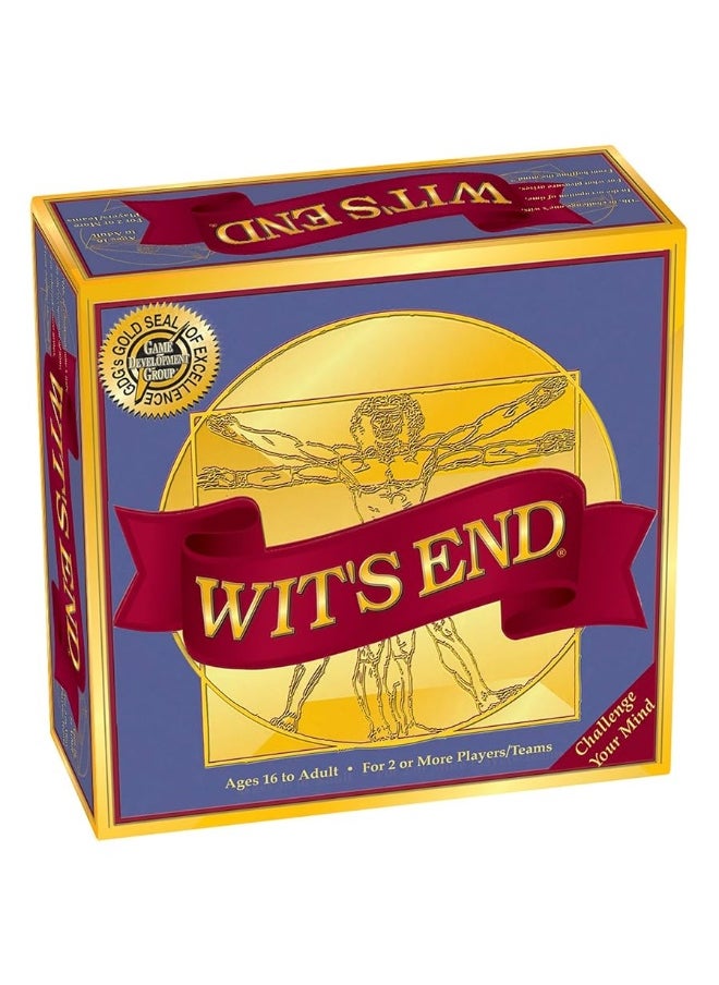 Game Development Group - Wit's End - A Mind Challenging Trivia and Brain-Teasing Game That Will Test Players' Wits & Knowledge - for Adults & Family - Image 1
