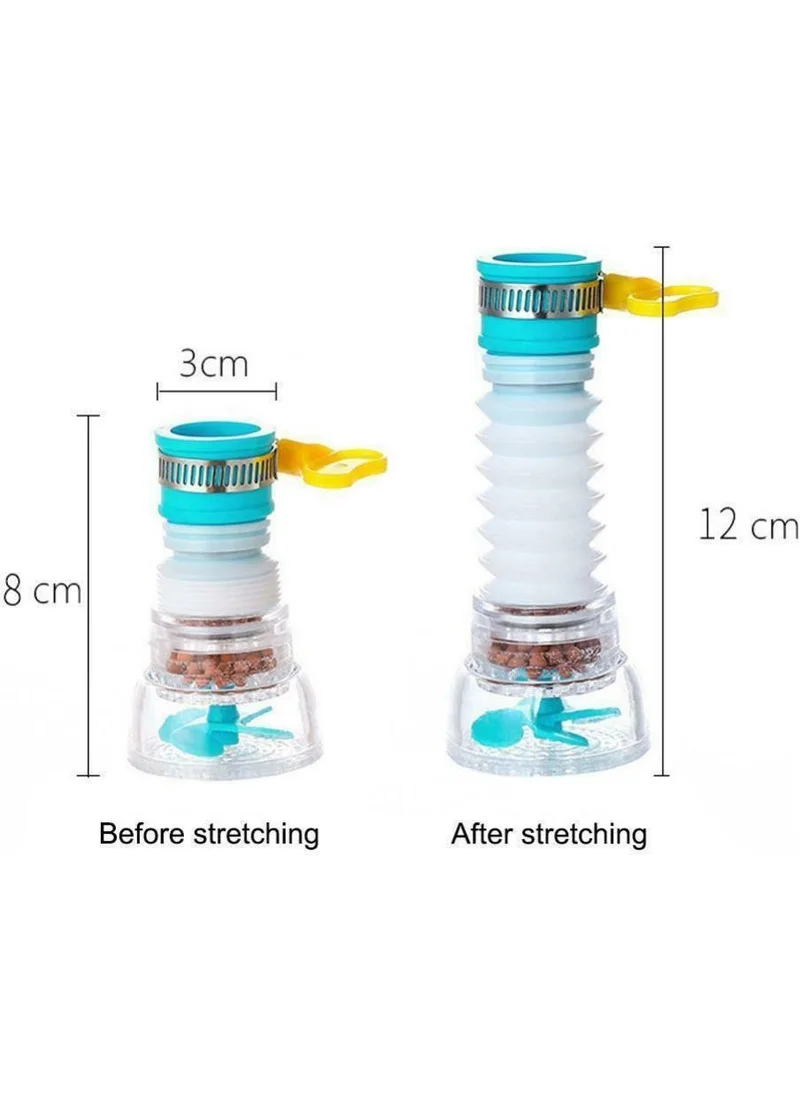 Ec Shop Peristore Rotatable, Extendable, Accordion Faucet Filter Practical, Faucet Tip