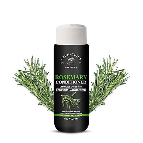 Aromatique Mint Rosemary Hair Conditioner 250ml | Lightweight Hydrating Formula for Dry and Frizzy Hair | Helps Improve Smoothness Softness and Manageability | For Men and Women - Image 1
