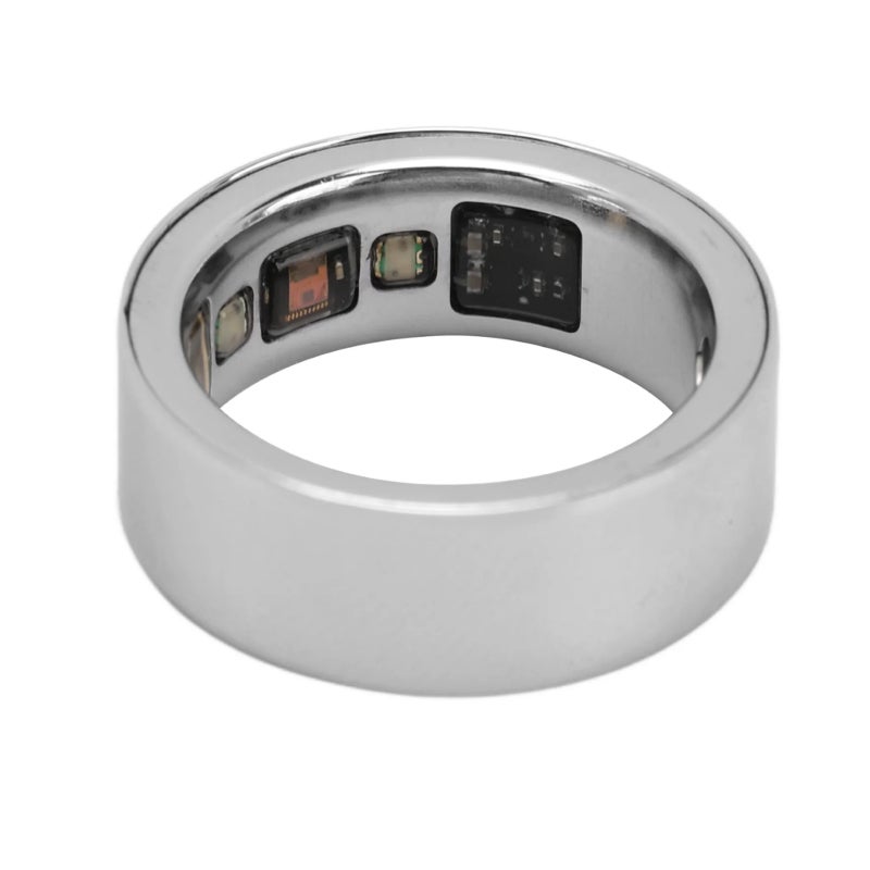Health Care Smart Rings Sports Ring Fitness Tracker Intelligent Sleep Monitoring Step Body Temperature Monitor Shake to Take Photos IPX8 Waterproof with 350mAh Charging Case - Image 1