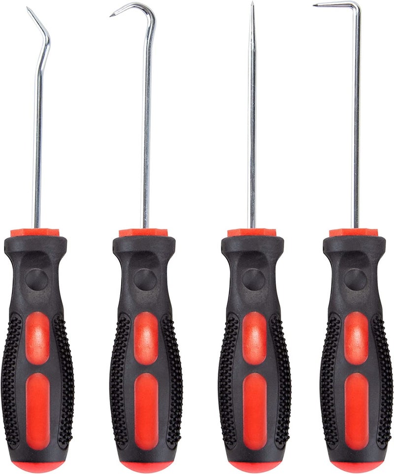 ISC 4Pcs Durable Car Hook Craft Hand Tools Oil Seal O-Ring Seal Remover Pick Set - Image 1