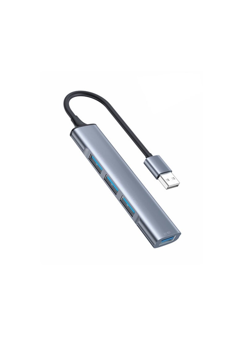 Yesido Yesido HB18 Hub Adapter 4 in 1 Multifunction USB Docking Station - Grey  - Image 1