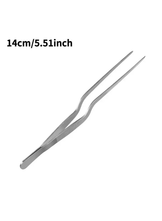 Mini Stainless Steel BBQ Tongs 20cm For Cooking Meat And Picnic - Image 3