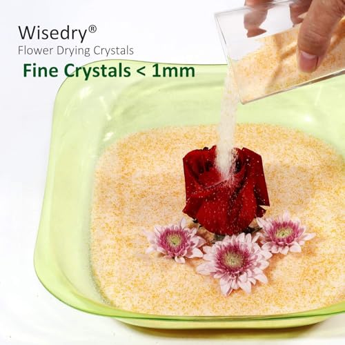 wisedry Silica Gel Crystal for Flowers Drying - 2 LBS, Fine Crystals < 1mm, Color Indicating, Reusable - Image 5