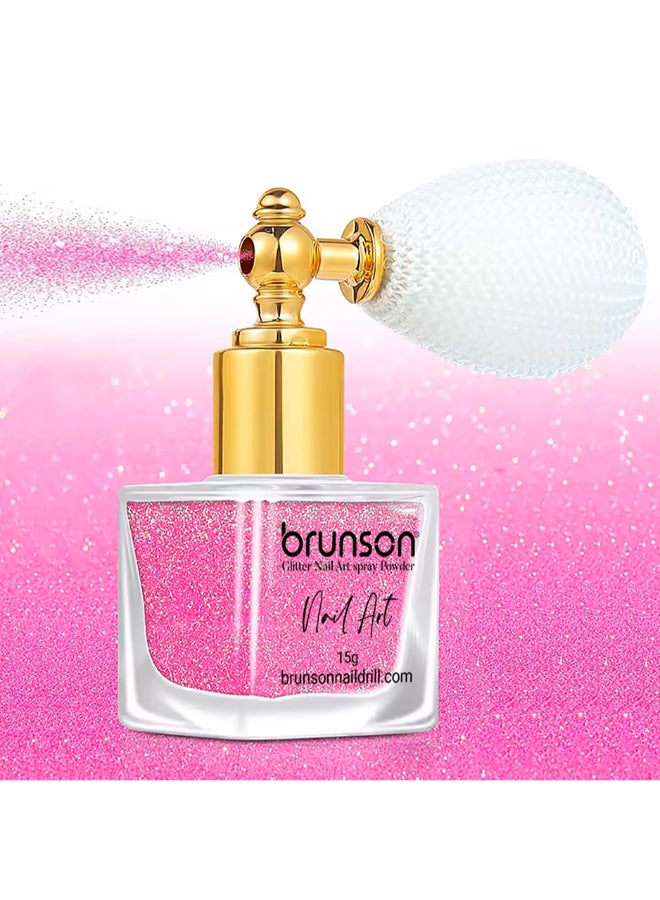 brunson رذاذ مسحوق الهايلايت اللامع 15 جرام – لامع فن الأظافر – مسحوق الهايلايت اللامع للمكياج – فن الأظافر – تصميم الحرف BGPS05 - Image 2