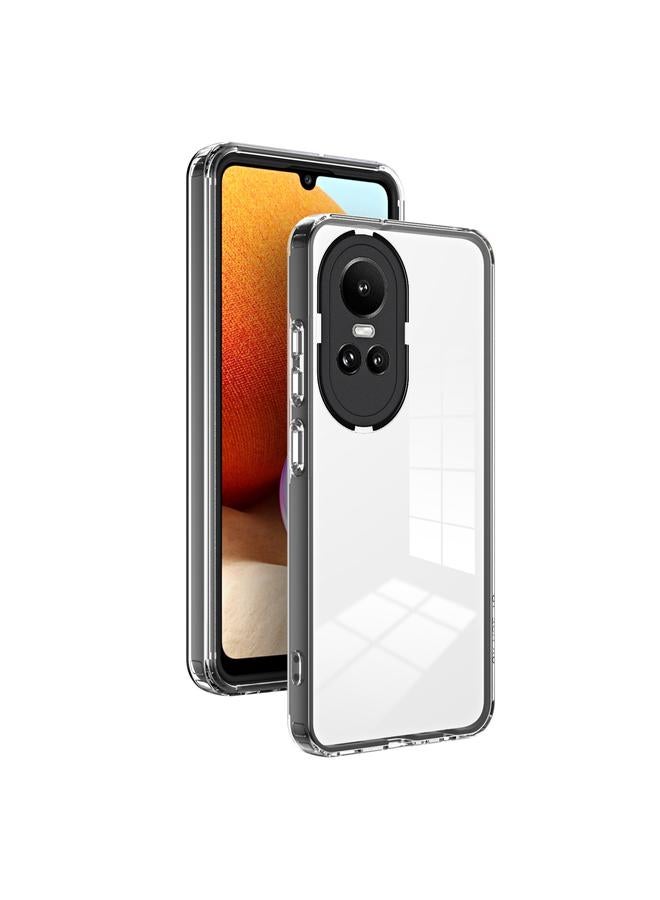 S-TOP Case For OPPO Reno10 5G/Reno10 Pro 5G 3 in 1 Clear TPU Color PC Frame Phone Case - Image 1
