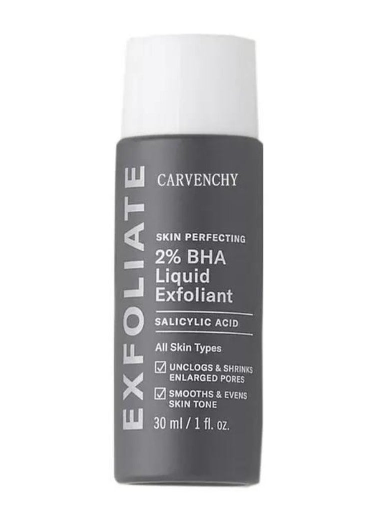CARVENCHY - Exfoliate for Face Skin Perfecting 2% BHA Liquid Exfoliant Salicylic Acid Facial Exfoliant for Blackheads Wrinkles Fine Lines Shrinks Enlarged Pores Smooths and Evens Skin Tone 30ml - Image 1