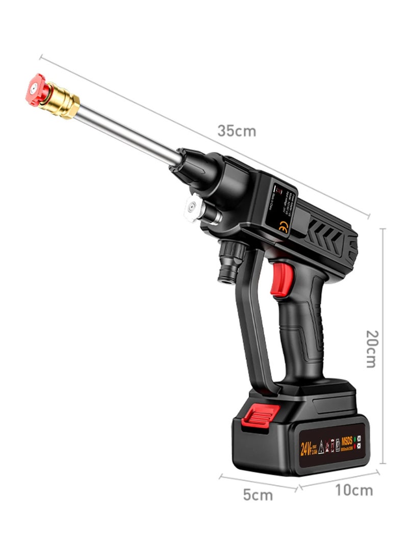 AROAQ Wireless High Pressure Car Wash Water Gun with Lithium Battery Portable Electric Water Spray for Cars and Garden Use - Image 5